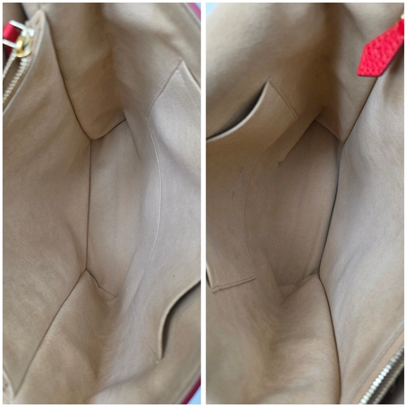 Auth Louis Vuitton Volta Top Handle Red Satchel Bag - Picture 5 of 12